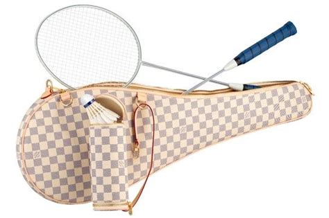 lv badminton racket|LOUIS VUITTON Damier Azur Badminton Set.